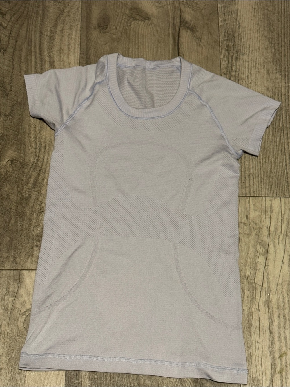 lululemon athletica Light Lavender Seamless Crew Neck Top